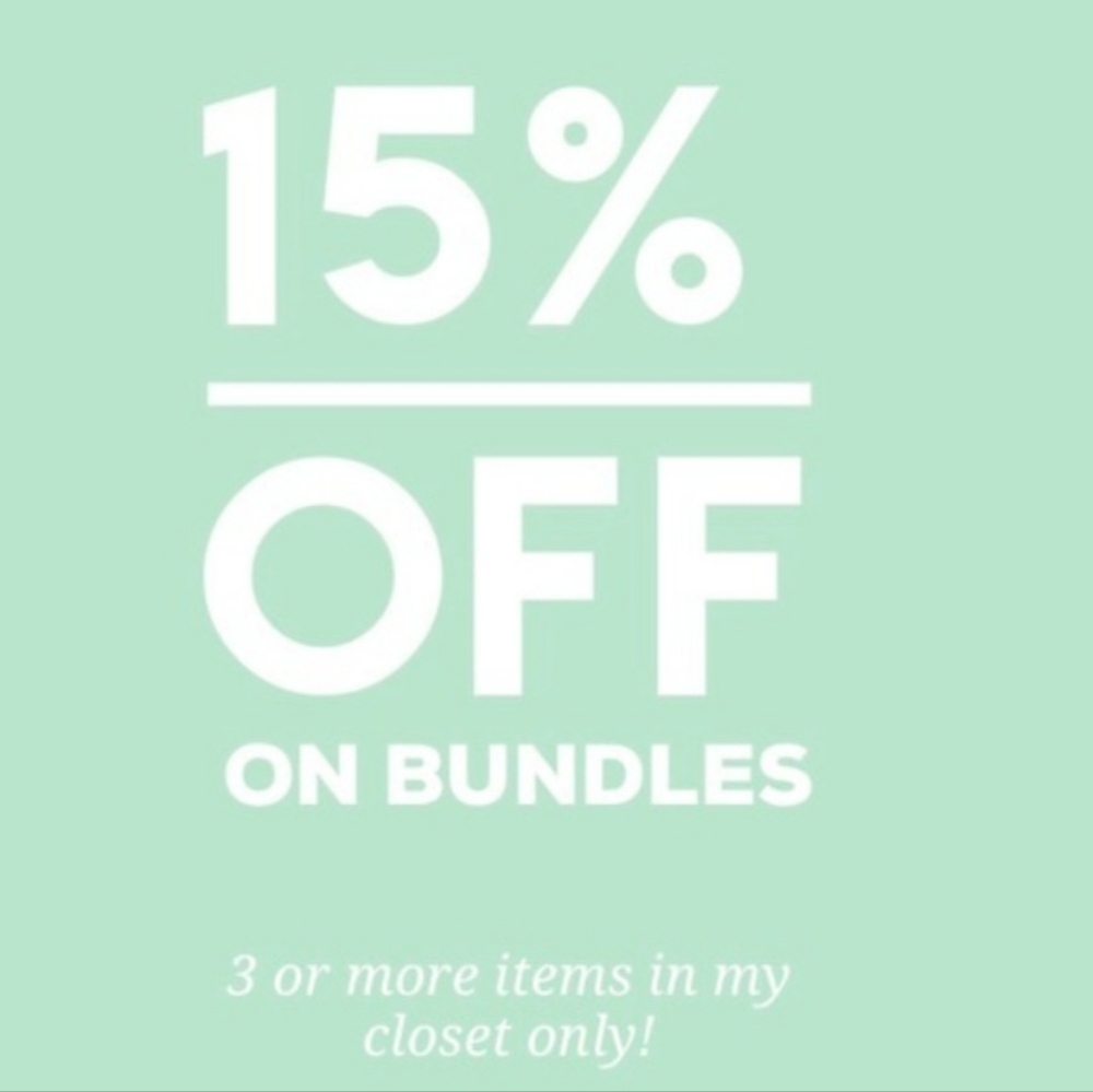 Bundle And Save! 3 or more item 15% off